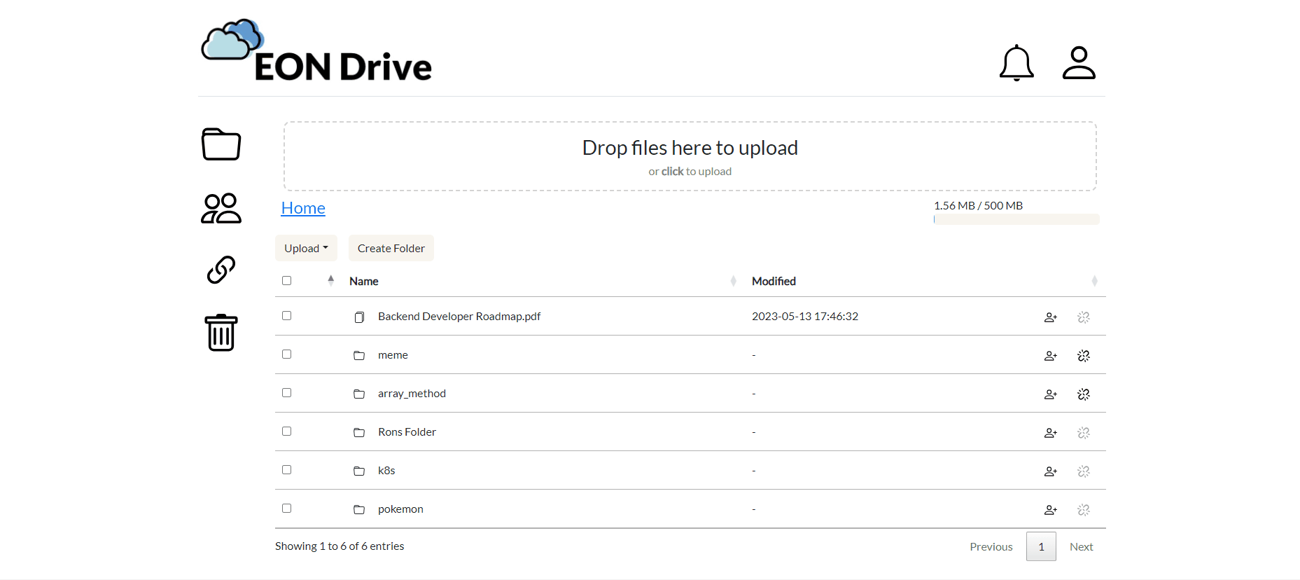 Github wwwxxch eon drive a personal cloud storage website
